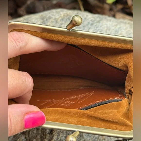 Patricia Nash Key Fob kisslock wallet floral leather - Picture 4 of 5